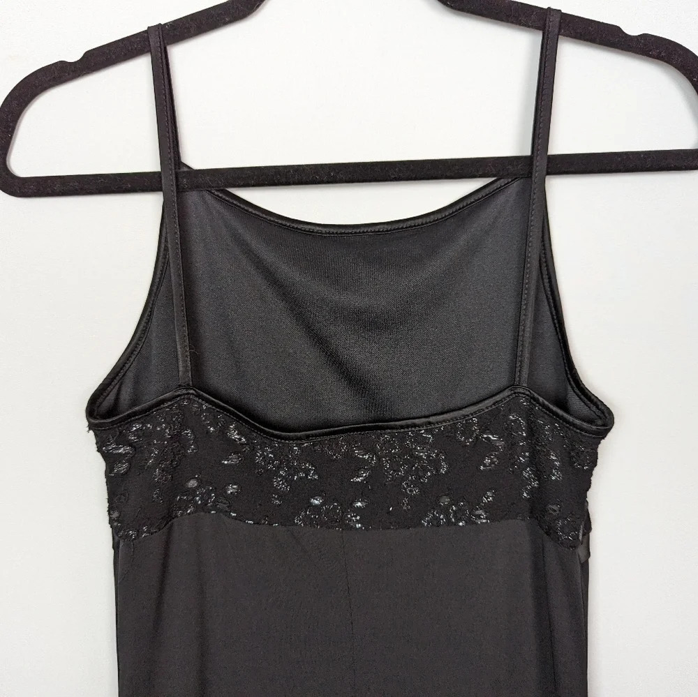 BYER TOO! sz M California Vintage Y2K 90s Maxi Formal Dress Gown Gothic Romantic - Picture 8 of 12